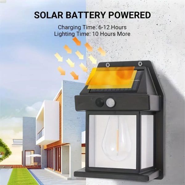 Solar Sensor Wall Light – Waterproof Outdoor Lamp